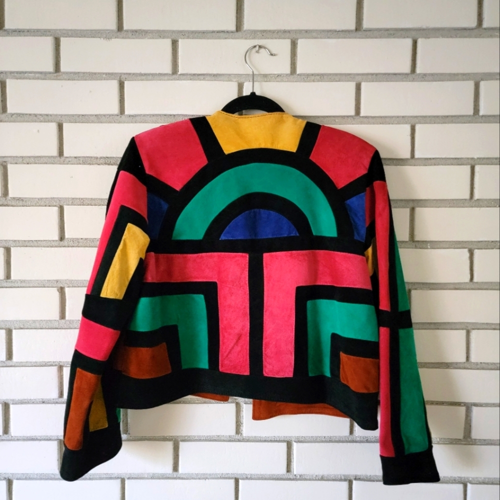 Suede Color Block Jacket! - image 2
